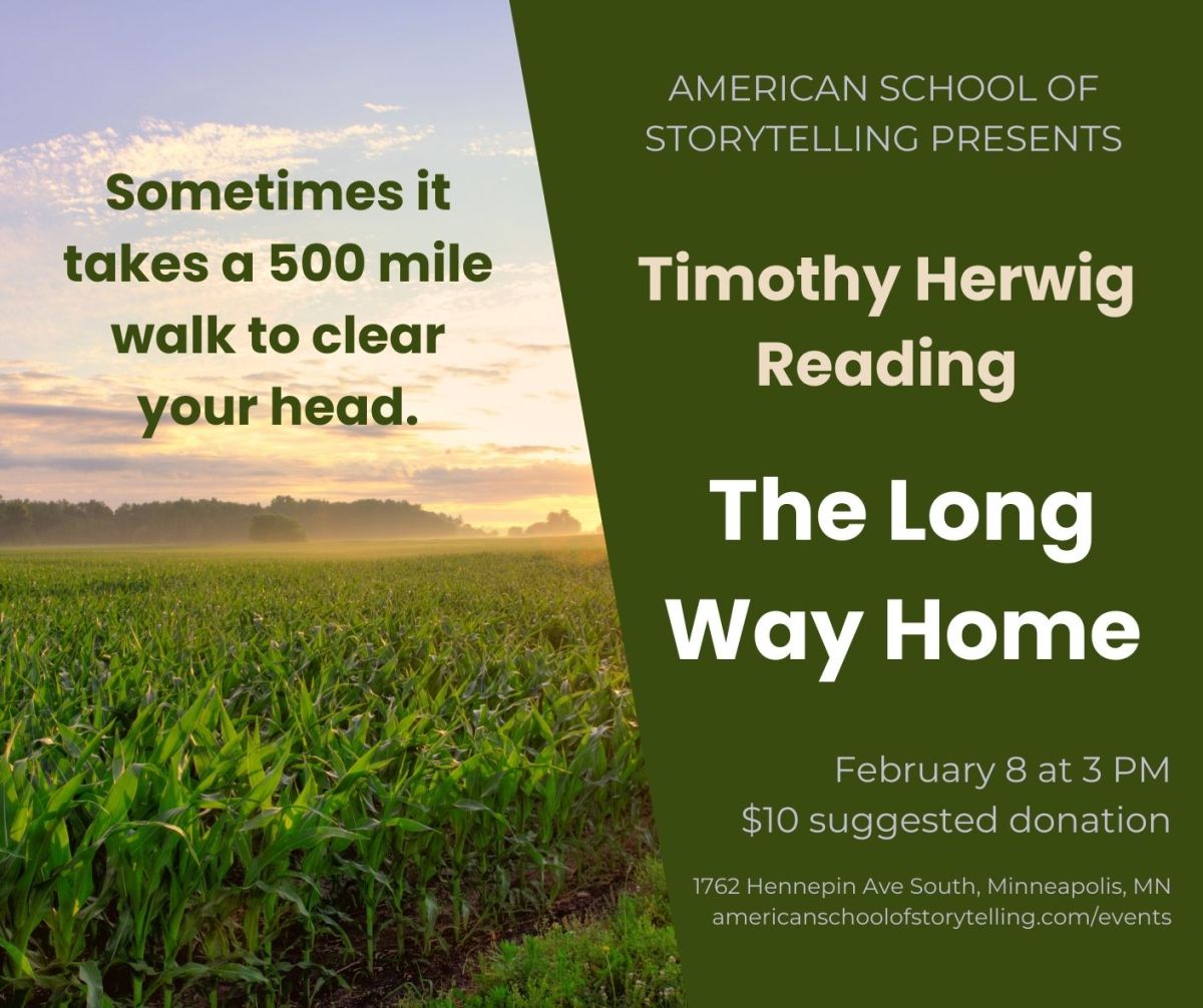 Author reading- Timothy A. Herwig